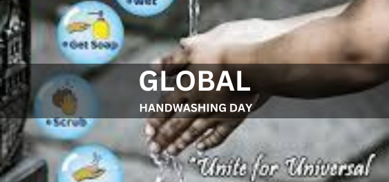 GLOBAL HANDWASHING DAY [वैश्विक हाथ धुलाई दिवस]